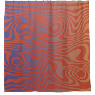 Rideaux De Douche Dream Flow l Motif abstrait tripant - N° 01 