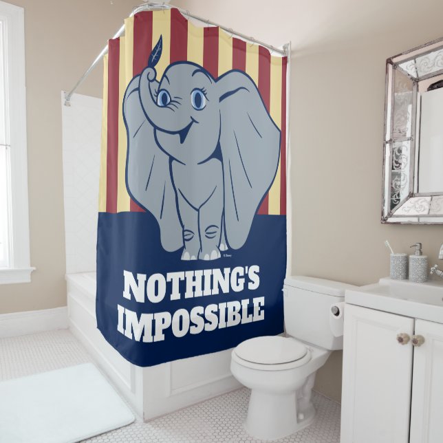 Rideaux De Douche Dumbo| Dédouanement du dessin humoristique (En situation)