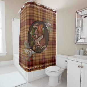 Rideaux De Douche Écureuil de la nature