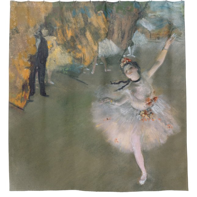Rideaux De Douche Edgar Degas | L'étoile ou la danseuse sur scène (Devant)