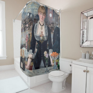 Rideaux De Douche Edouard Manet - Un bar aux Folies-Bergere