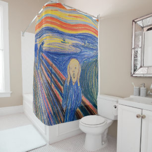 Rideaux De Douche Edvard Munch - The Scream 1895