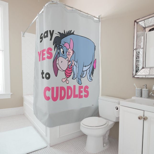 Rideaux De Douche Eeyore| Dites oui aux bouddhistes (En situation)