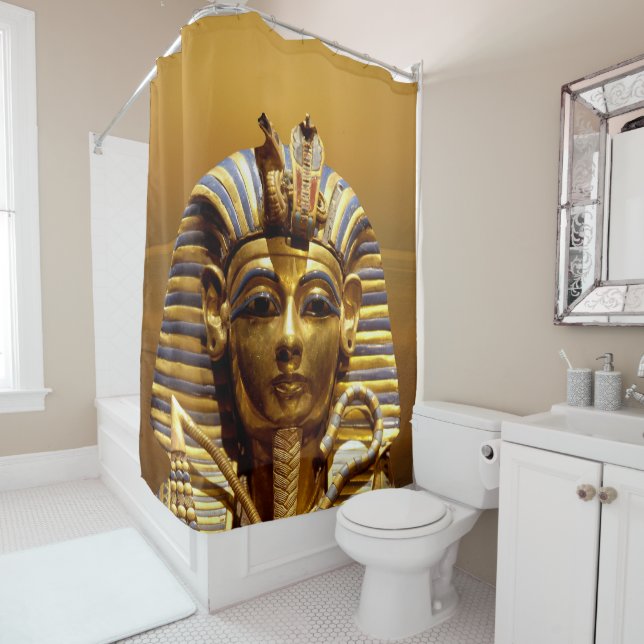 Rideaux De Douche Egypte : Le Roi Tut (En situation)