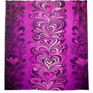 Rideaux De Douche Elégant beau rose