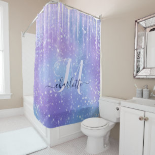 Rideaux De Douche Élégant et brillant pourpre