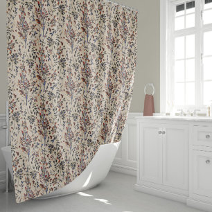 Rideaux De Douche Elégant Feuilles d'automne & Berries Motif sans co