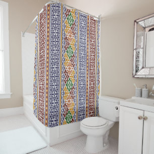 Rideaux De Douche élégant motif ethnique