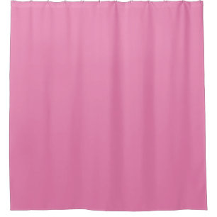 Rideaux De Douche Élégant rose moderne couleur solide Nom du texte p