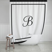 Élégante lettre Monogramme de script de bordure no