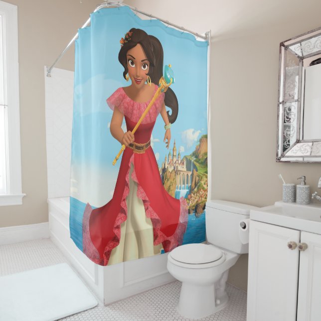 Rideaux De Douche Elena| Protecteur du Royaume (En situation)
