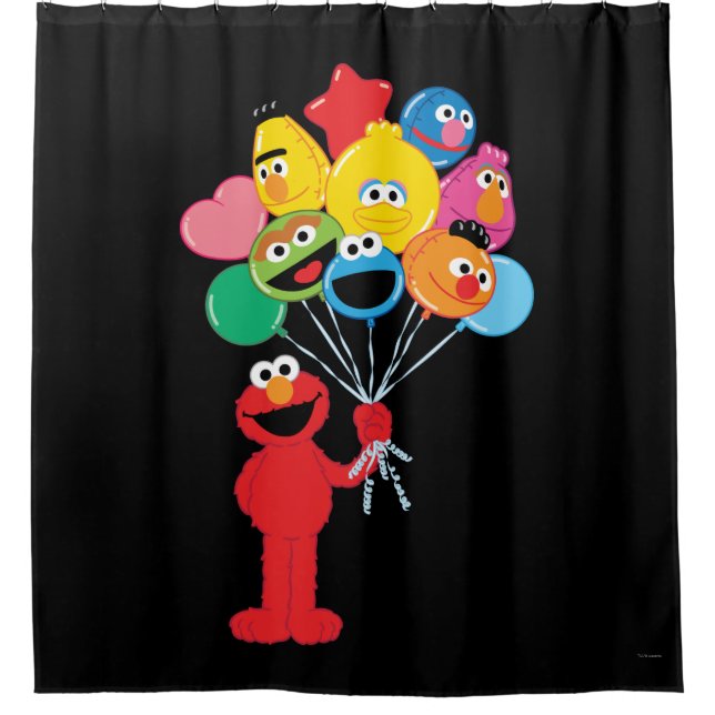 Rideaux De Douche Elmo Balloons (Devant)
