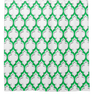 Rideaux De Douche Emerald White XL Marocain #4DS