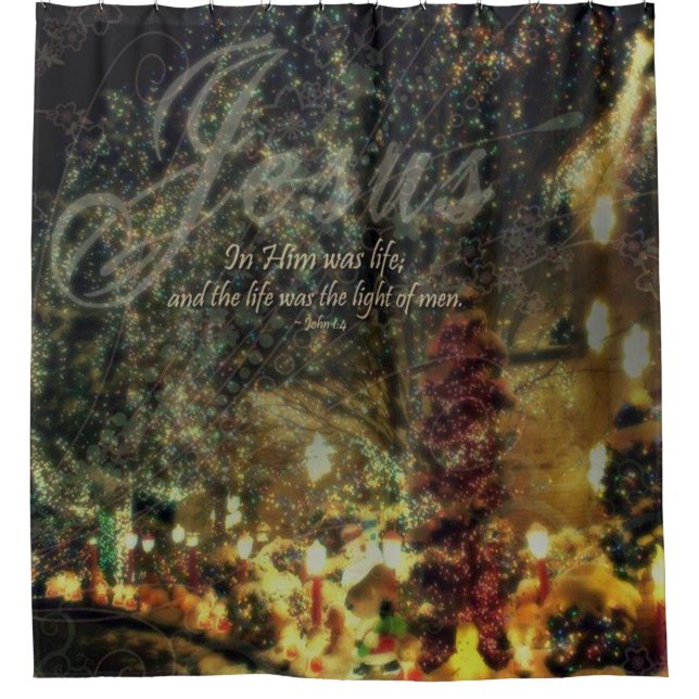 Rideaux De Douche En Lui Était La Vie (Devant)