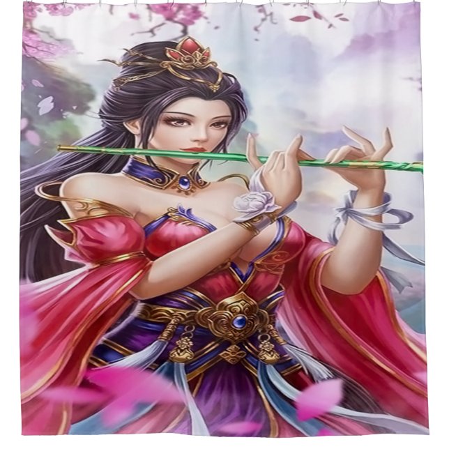 Rideaux De Douche Enchanting Jade Flute Empress (Devant)
