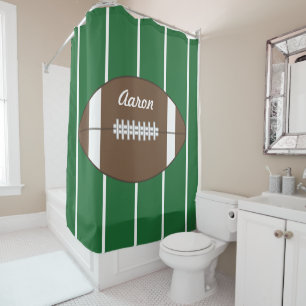 Rideaux De Douche Enfants Sports Garçons Football Salle de bain Douc