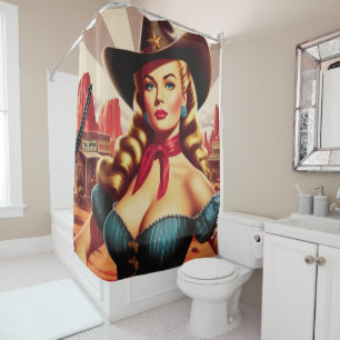 Rideaux De Douche Épinglette vintage