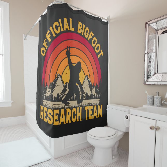Rideaux De Douche Équipe de recherche originale de Bigfoot (En situation)