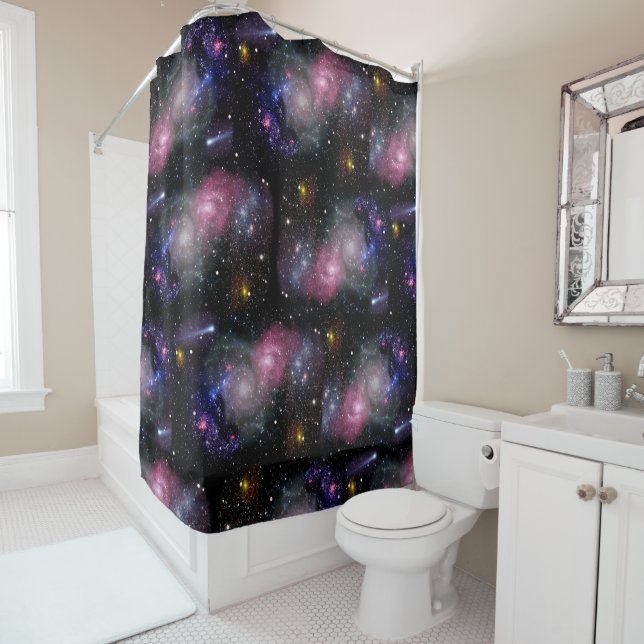 Rideaux De Douche Espace (En situation)