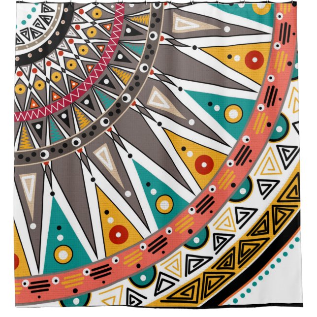 Rideaux De Douche Ethnic (Devant)