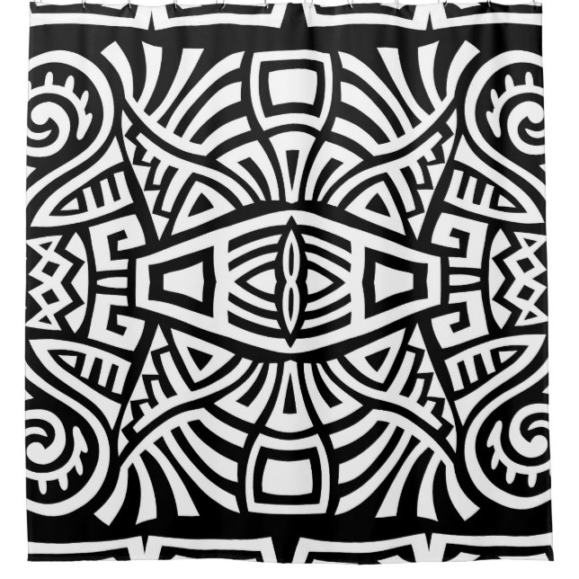 Rideaux De Douche Ethnic Boho : Vintage tendance (Devant)