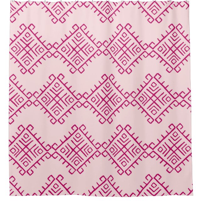 Rideaux De Douche Ethnie tribale : décoratif vintage abstrait. (Devant)