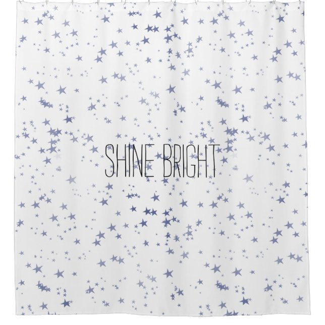 Rideaux De Douche Étoiles violettes (Devant)