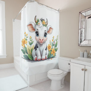 Rideaux de douche fantaisistes et drôles avec des
