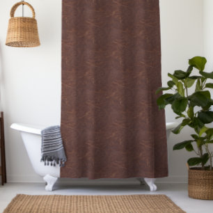 Rideaux De Douche Fantastique Brown Faux cuir