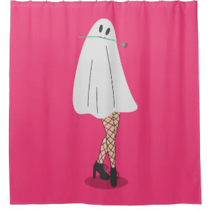 Rideaux De Douche fantôme halloween poissonnets jambes