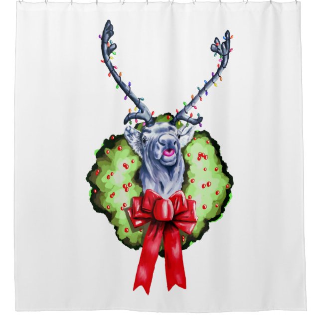 Rideaux De Douche Feliz Navidad (Devant)