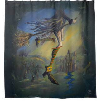 Rideaux De Douche "Femme Sorcière"