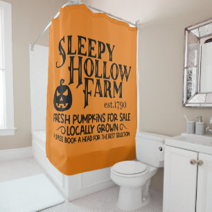 Rideaux De Douche Fermes Sleepy Hollow Ferme Citrouilles frais
