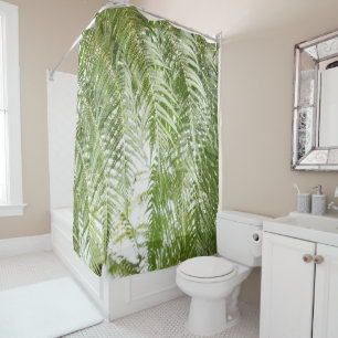 Rideaux De Douche Fern Jungle #1 #botanical #wall #art