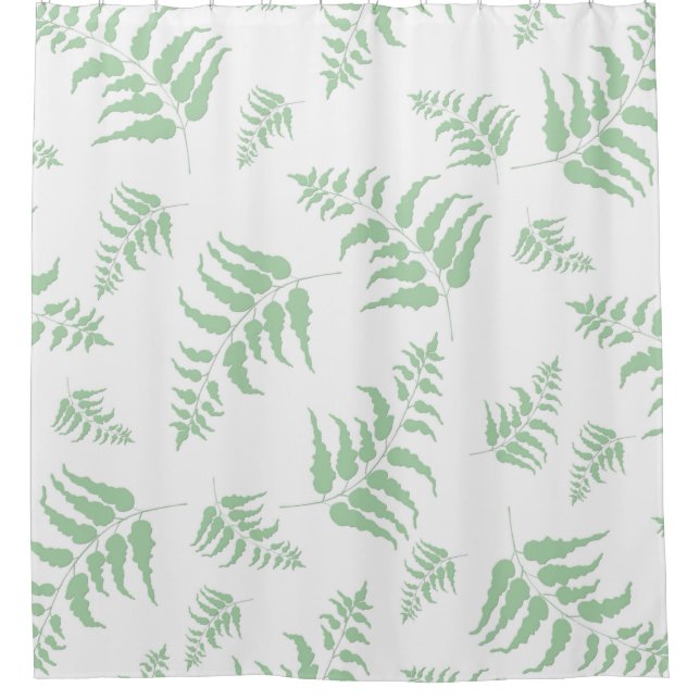 Rideaux De Douche Fern Motif (Devant)