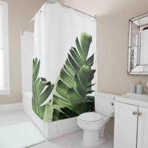 Rideaux De Douche Feuille tropicale de banane