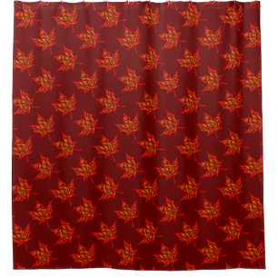 Rideaux De Douche Feuilles de feu