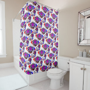 Rideaux De Douche Fibonacci 'Fish' par Kenneth Yoncich