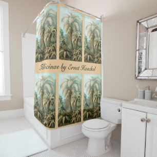 Rideaux De Douche Filicinae par Ernst Haeckel, Plantes de fougères a