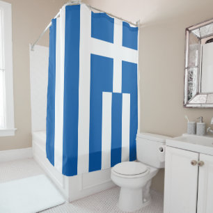 Rideaux De Douche Flag de Greece