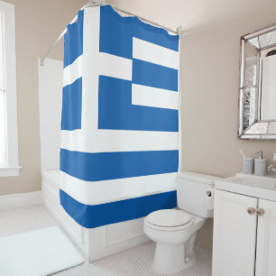 Rideaux De Douche Flag de Greece