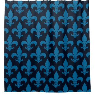 Rideaux De Douche Fleur de lis Motif