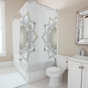 Rideaux De Douche Fleur De Vie - Blossoms Mandala 1