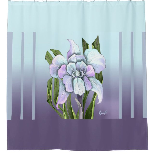Rideaux De Douche Fleur Smeraldo (Devant)