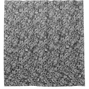 Rideaux De Douche Fleurs Art -