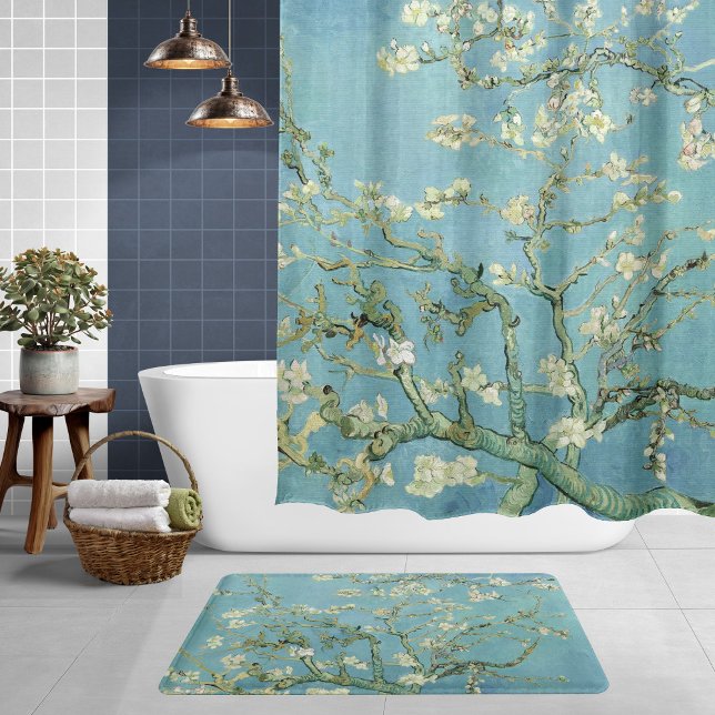 Rideaux De Douche Fleurs d'amandes | Vincent van Gogh (Créateur téléchargé)