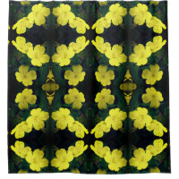 Fleurs de géranium jaune Motif Abstrait
