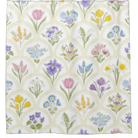Fleurs de variété du jardin de printemps en médail