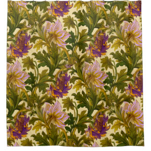 Rideaux De Douche Fleurs mobiles Ombre romantique