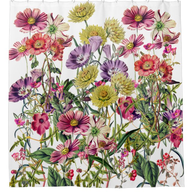 Rideaux De Douche Fleurs sauvages (Devant)